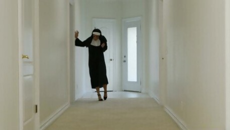Gropu sex with a nun fetish and sluts Dana Vespoli & Julia Ann