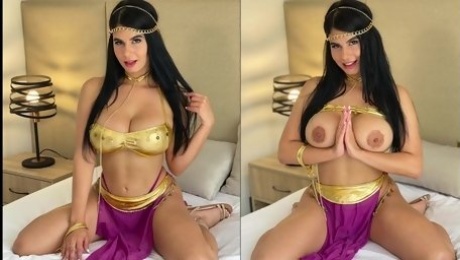 Belly dancer with huge boobs anal