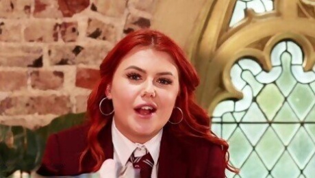 British Redhead Schoolgirl Gives You A JOI And Wants You To Cum For Her