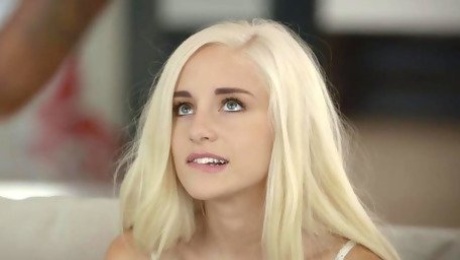 BBC makes young petite blonde girl Naomi Woods scream and cums
