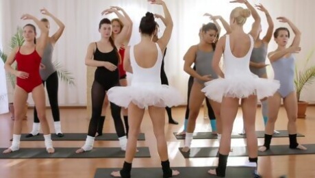 Horny Ballet Teachers Secret Threesome Sex with Teens