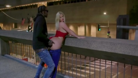 BLACKEDRAW This WILD thicc blond hair babe said she's do anything for BIG BLACK DICK
