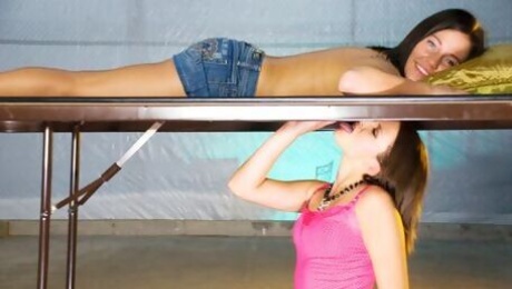 Balls licking video with impeccable Brandi Belle from Brandi Belle