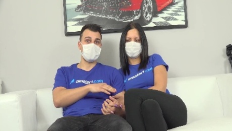A Feast In Time Of Plague! Czech Couple Fucking In Front Of The Camera